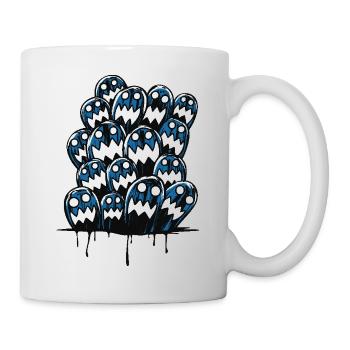 Gespenster im Anmarsch - Tasse - Weiß - Rechts