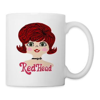 RedHead Rothaarig Vintage - Mug - white - Right
