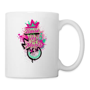 Baise tes Morts - Mug blanc - blanc - Droite