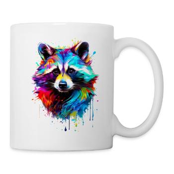 Painted Racoon - Mug - white - Right