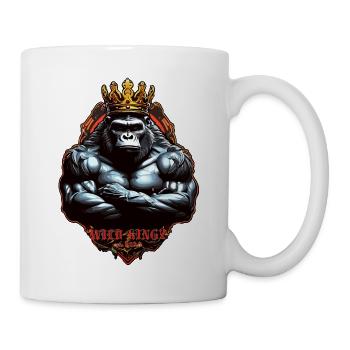 Gorilla - Tasse - Weiß - Rechts
