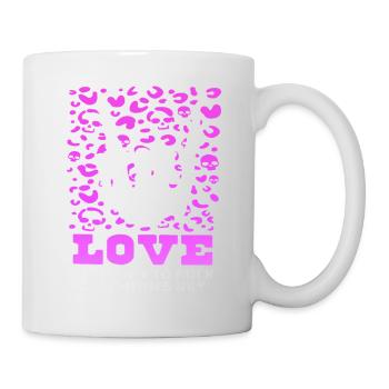 xoxo love you amore Flowers Women Valentine day 14 - Mug - white - Right