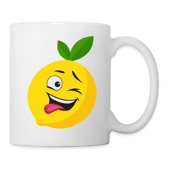 Zitronen-Meme - Tasse - Weiß - Rechts
