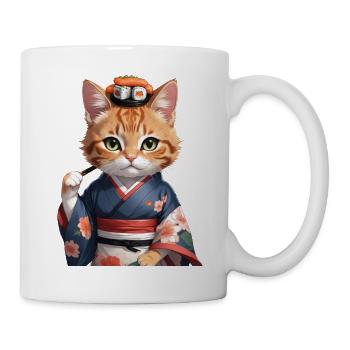 Sushi Cat Katze Japan - Mug - white - Right