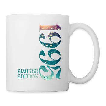 1995 Edition Limitée 1995 Vintage Anniversaire - Mug blanc - blanc - Droite