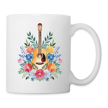 Floral Guitar Harmony - Mug - white - Right