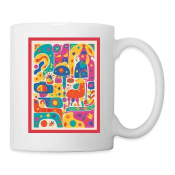 Das Reich der bunten Wunder - Tasse - Weiß - Rechts
