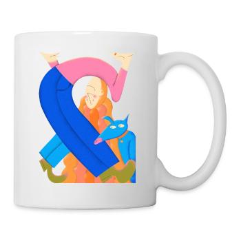 Verknotet mit dem Leben - Tasse - Weiß - Rechts