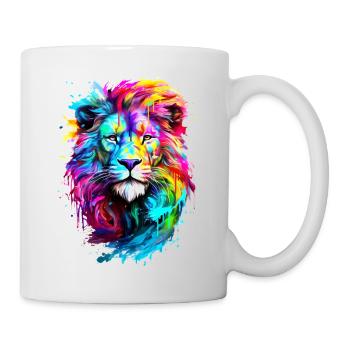 Painted Lion - Mug - white - Right