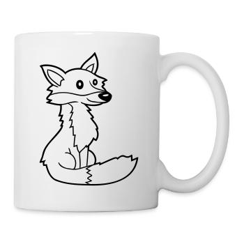Fox Red Fox Wild Animal Clever Forest Inhabitants - Mug - white - Right