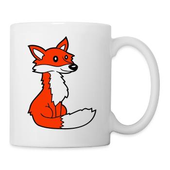 Fox Red Fox Wild Animal Clever Forest Inhabitants - Mug - white - Right