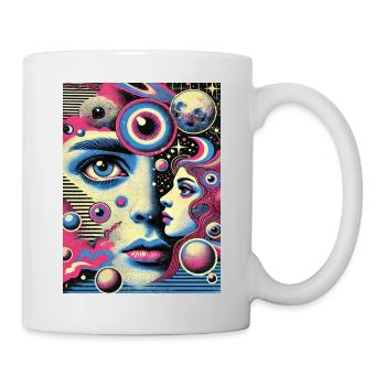 Cosmic Vision- Blick ins Unendliche - Tasse - Weiß - Rechts