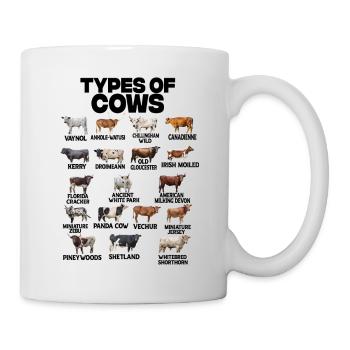 Types Of Cows Cattle Of The World Cow Cattle Cows - Mug - white - Right