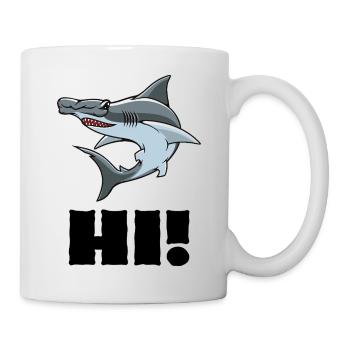 Hi Hammerhead Shark - Mug - white - Right