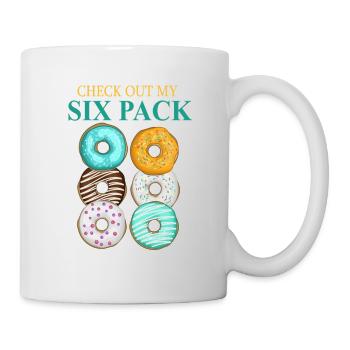 SCHAU DIR MEIN SIXPACK AN - Tasse - Weiß - Rechts