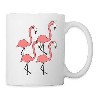 flamingo gruppe - Tasse - Weiß - Rechts