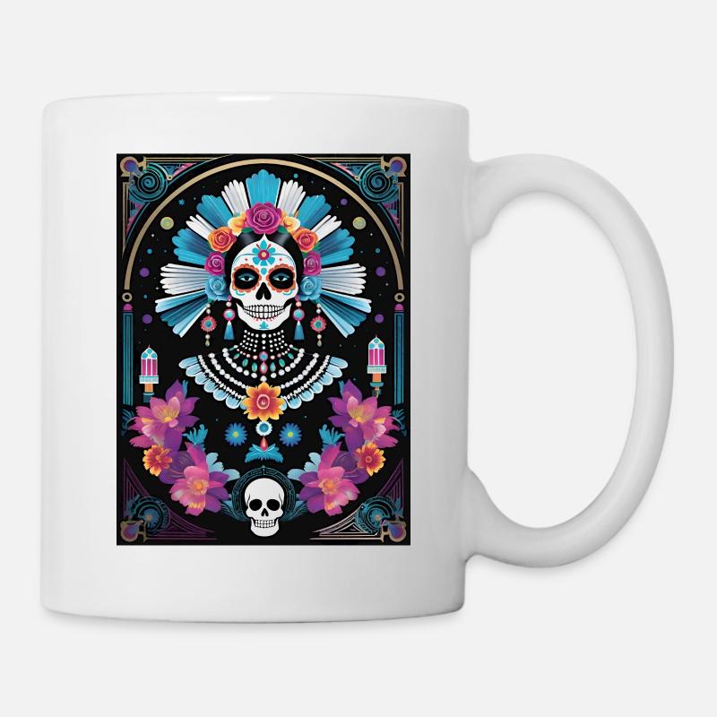 LA CATRINA DELUXE - Tasse - Weiß