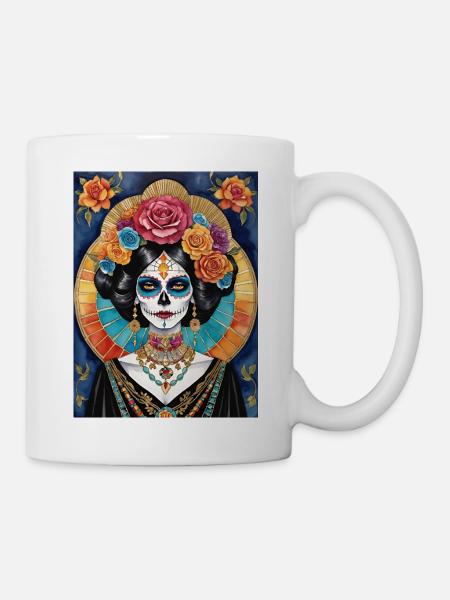 LA CATRINA DELUXE - Mug - white
