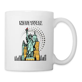 New Yorker Ikone - Tasse - Weiß - Rechts