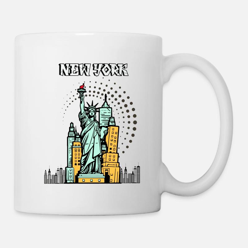 New Yorker Ikone - Tasse - Weiß