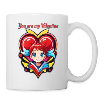 Tu es mon Valentin - Mug blanc - blanc - Droite