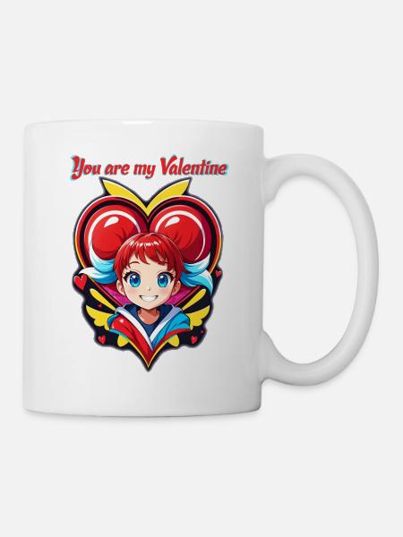 You are my Valentine - Mug - white