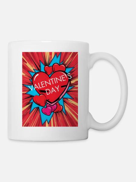 Valentines Day - Tasse - Weiß