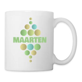 Vorname Maarten - Tasse - Weiß - Rechts