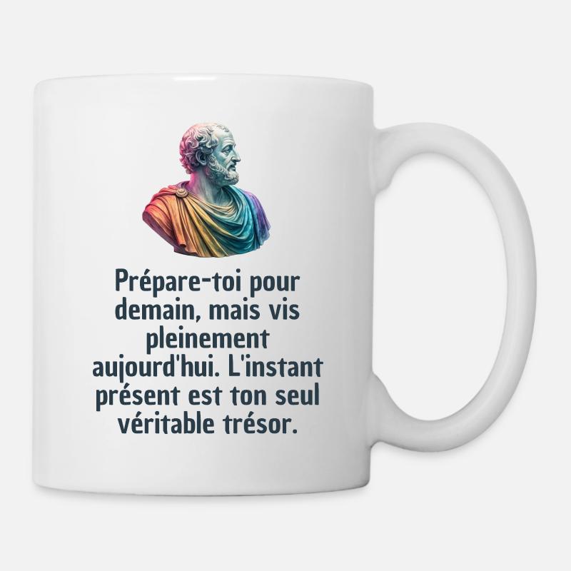 T-shirts Stoïcisme : L'inspiration à portée de soi - Mug blanc - blanc