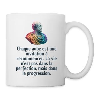 Un nouvelle année n'est pas une page blanche, mais - Mug blanc - blanc - Droite