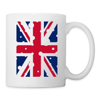 Drapeau Anglais - Mug blanc - blanc - Droite
