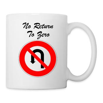 No Return To Zero - Mug blanc - blanc - Droite