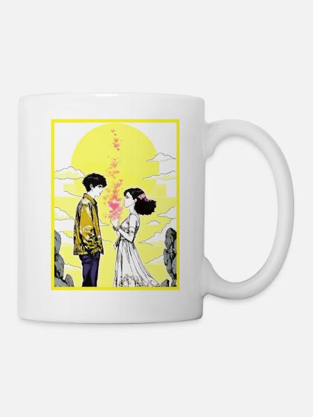 Liebendes Paar - Tasse - Weiß