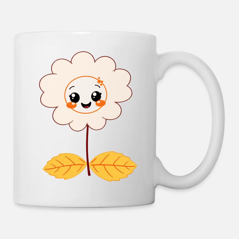 Fleur sucrée - Mug blanc - blanc