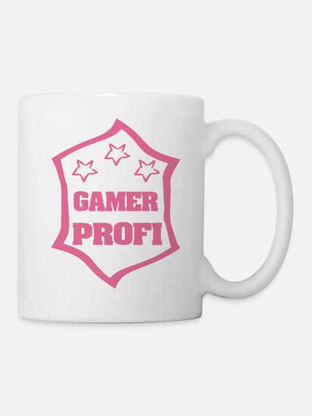 Beruf Gamer - Tasse - Weiß