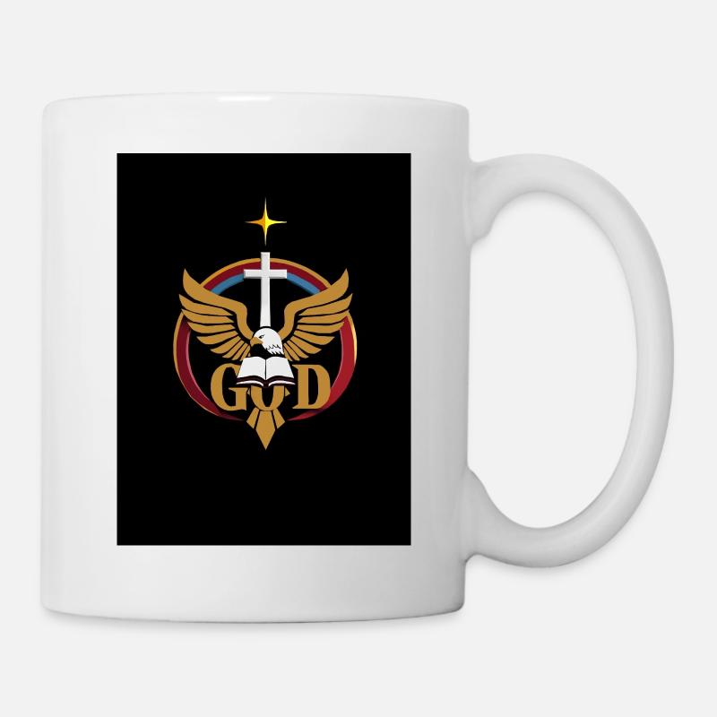 Christliches Emblem - Tasse - Weiß