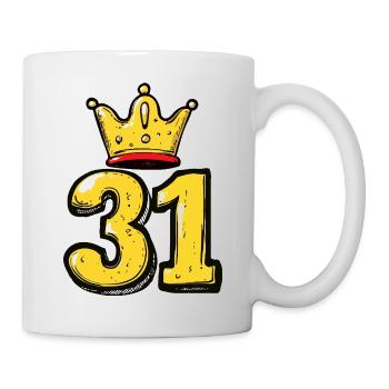 31 Number Krone - Mug - white - Right