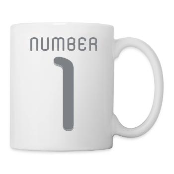 Numéro Un ☝ - Mug blanc - blanc - Droite