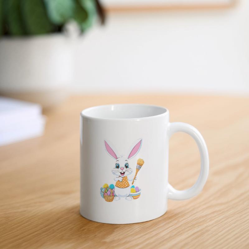 Easter bunny with Easter eggs Mug