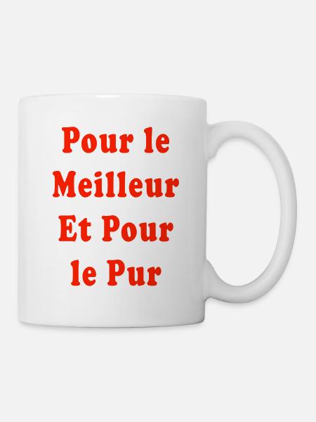 Für Besseres und für Reines - Tasse - Weiß
