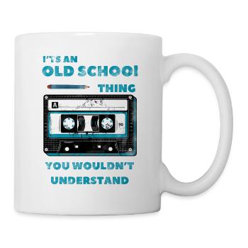 Old School Vibes – Vous ne comprendrez pas cela ! - Mug blanc - blanc - Droite