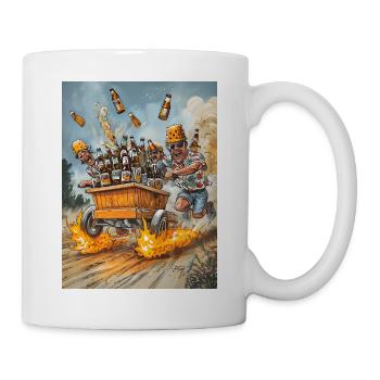 Men's Day Drink Booze Gift - Mug - white - Right