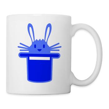 Bunny Top Hat Wizard Rabbit Wizard Cute - Mug - white - Right