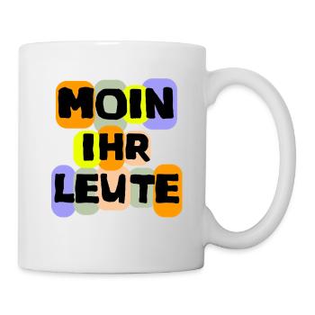 Language Shirt Moin you people fun - Mug - white - Right
