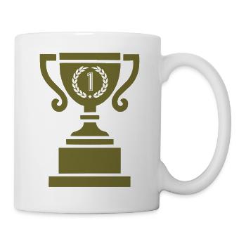 pokal 1 - Tasse - Weiß - Rechts