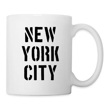 New York City - NYC - NY - Manhattan - Brooklyn - Mug blanc - blanc - Droite
