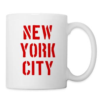New York City - NYC - NY - Manhattan - Brooklyn - Mug blanc - blanc - Droite