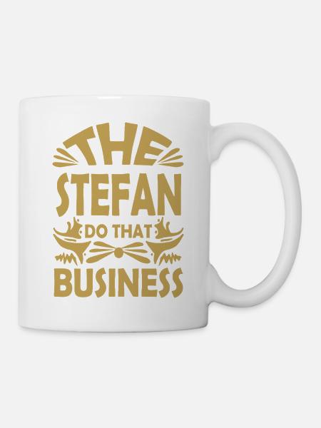 Geschenk für Stefan - Tasse - Weiß