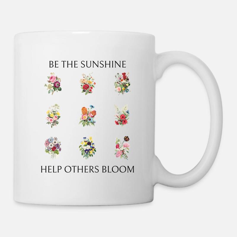 Be the sun and help others - Mug - white