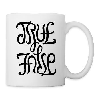 Ambigram for True/False - Mug - white - Right